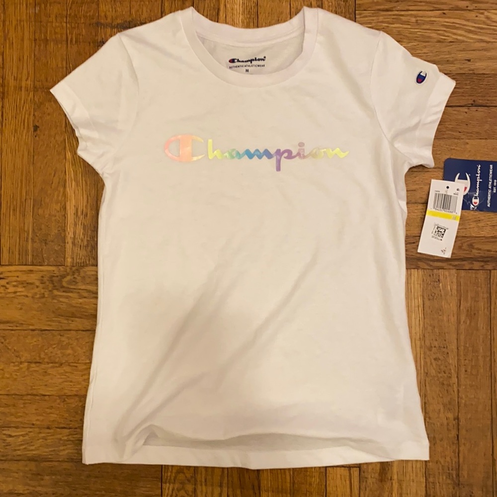 NWT Champion Girls White T-Shirt!